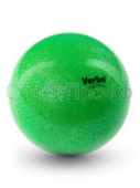 Мяч Verba Sport с блёстками зеленый 15см.