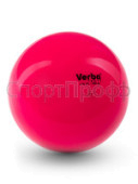 Мяч Verba Sport однотонный розовый 17см.