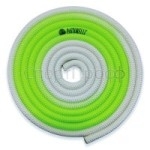 Скакалка PASTORELLI SHADED NEW ORLEANS зеленый/белый 3м. для художественной гимнастики