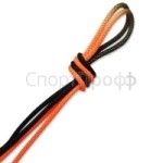 Скакалка PASTORELLI Patrasso Multicolore оранжевый/черный 3м. для художественной гимнастики