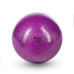 Мяч Verba Sport с блестками фиолетовый 17см.