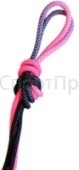 Скакалка PASTORELLI Patrasso Multicolore розовый/черный 3м. для художественной гимнастики