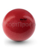 Мяч Verba Sport с блестками красный 15см.