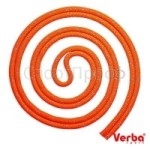 Скакалка Verba Sport 2.5 м. оранжевая с люрексом для художественной гимнастики