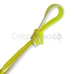 Скакалка PASTORELLI Patrasso Multicolore белый/флуо желтый 3м. для художественной гимнастики