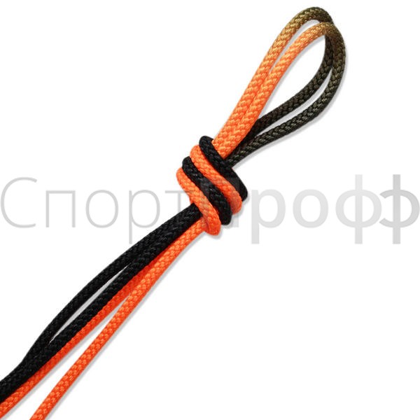 Скакалка PASTORELLI Patrasso Multicolore оранжевый/черный 3м. для художественной гимнастики