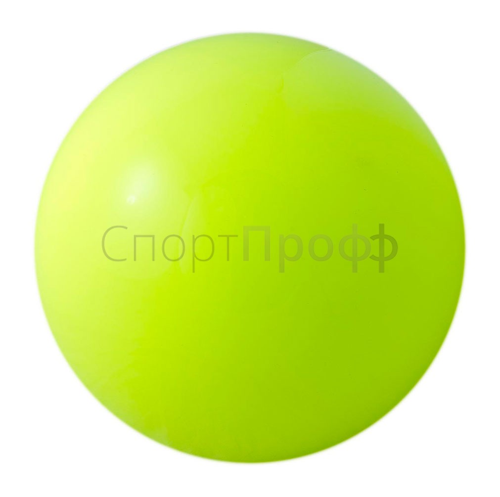 Мяч SASAKI M-20B 17 см. LYMY (лимонный) для художественной гимнастики