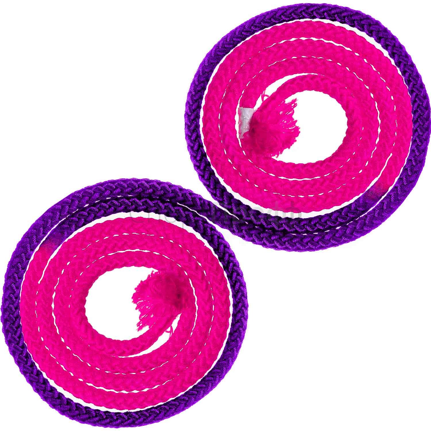Скакалка SASAKI M-280TS 3м. PxVI (розовый/фиолетовый) для художественной гимнастики