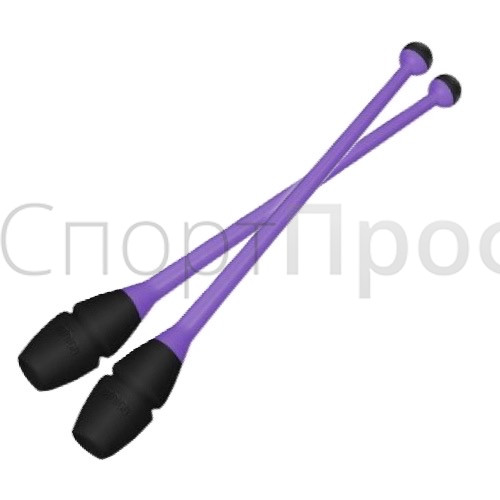 Булавы INDIGO детские 36 см. фиолетово/черный