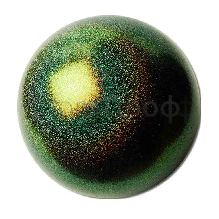 Мяч PASTORELLI Glitter 16 см. (изумрудный) для художественной гимнастики
