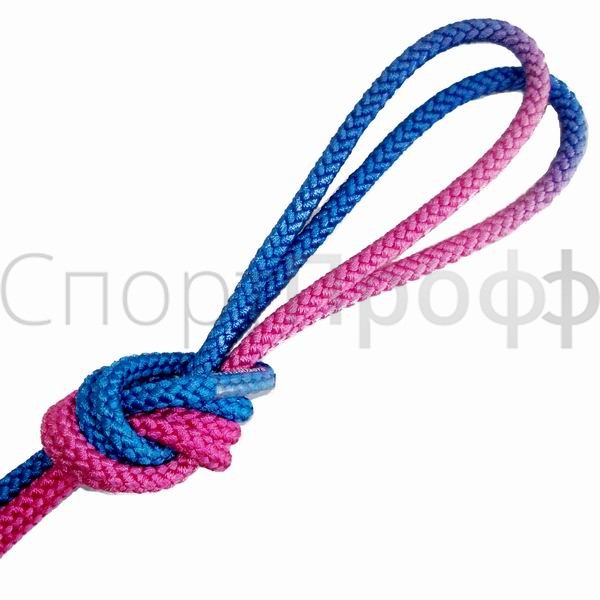 Скакалка PASTORELLI Patrasso Multicolore синий/фуксия/розовый 3м. для художественной гимнастики