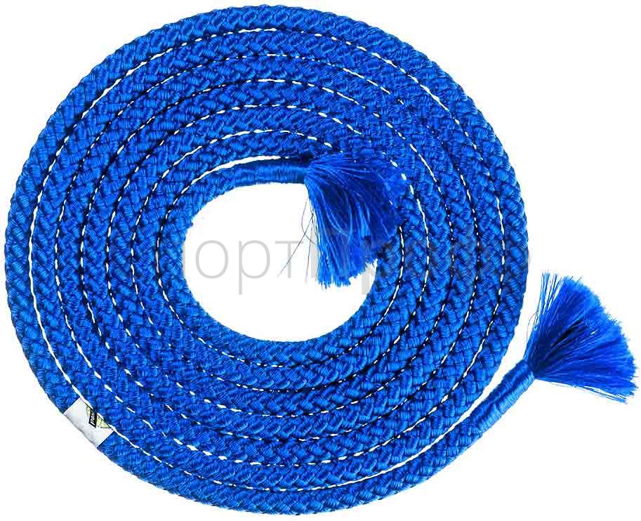 Скакалка SASAKI M-242 3м. BU (синий) для художественной гимнастики