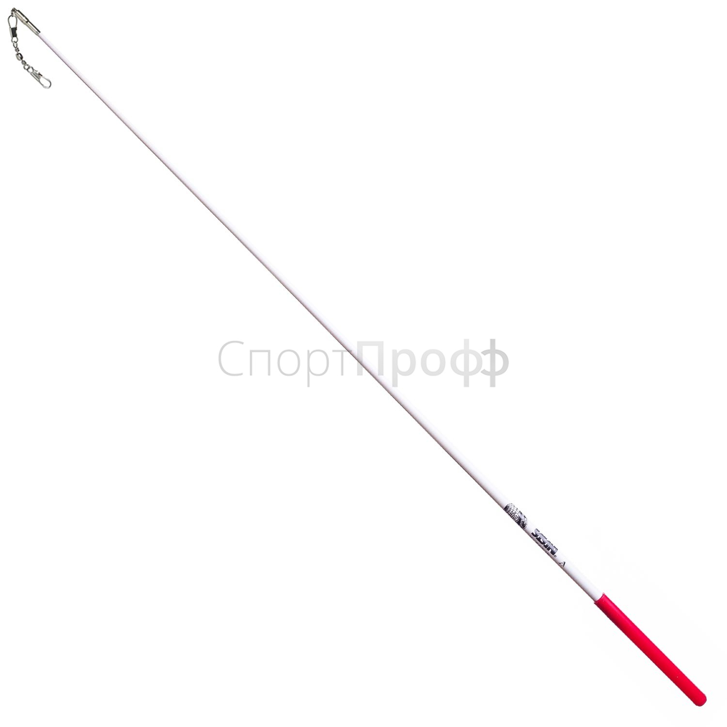 Палочка SASAKI M-700JK 57 см. WxR (белый/красная ручка) для художественной гимнастики