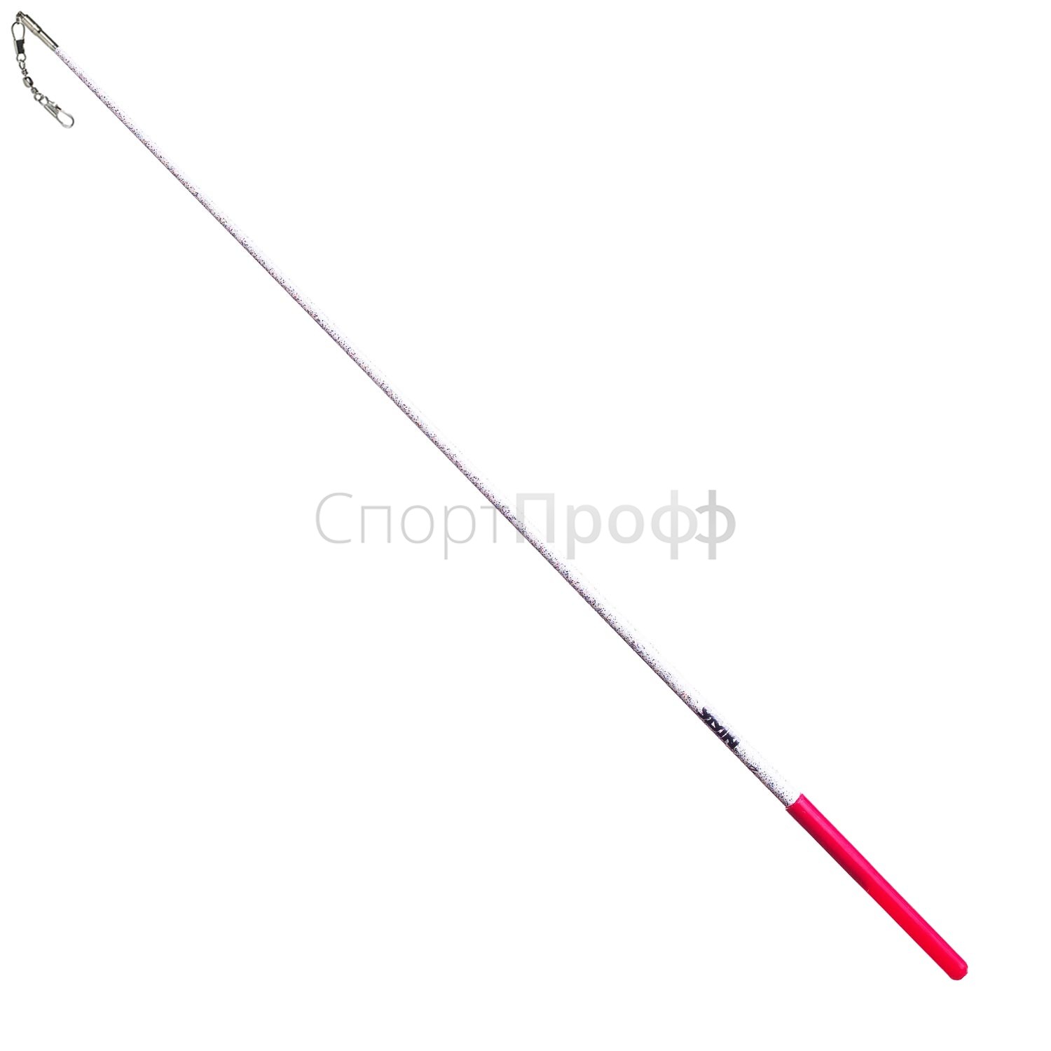 Палочка SASAKI MJ-82H 50 см. WxR (белый/красная ручка) для художественной гимнастики