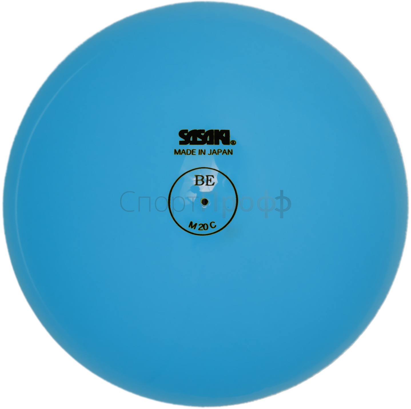 Мяч SASAKI M-20C 15 см. BU (синий) для художественной гимнастики