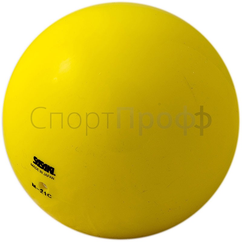 Мяч SASAKI M-21C 13 см. LEY (желтый) для художественной гимнастики