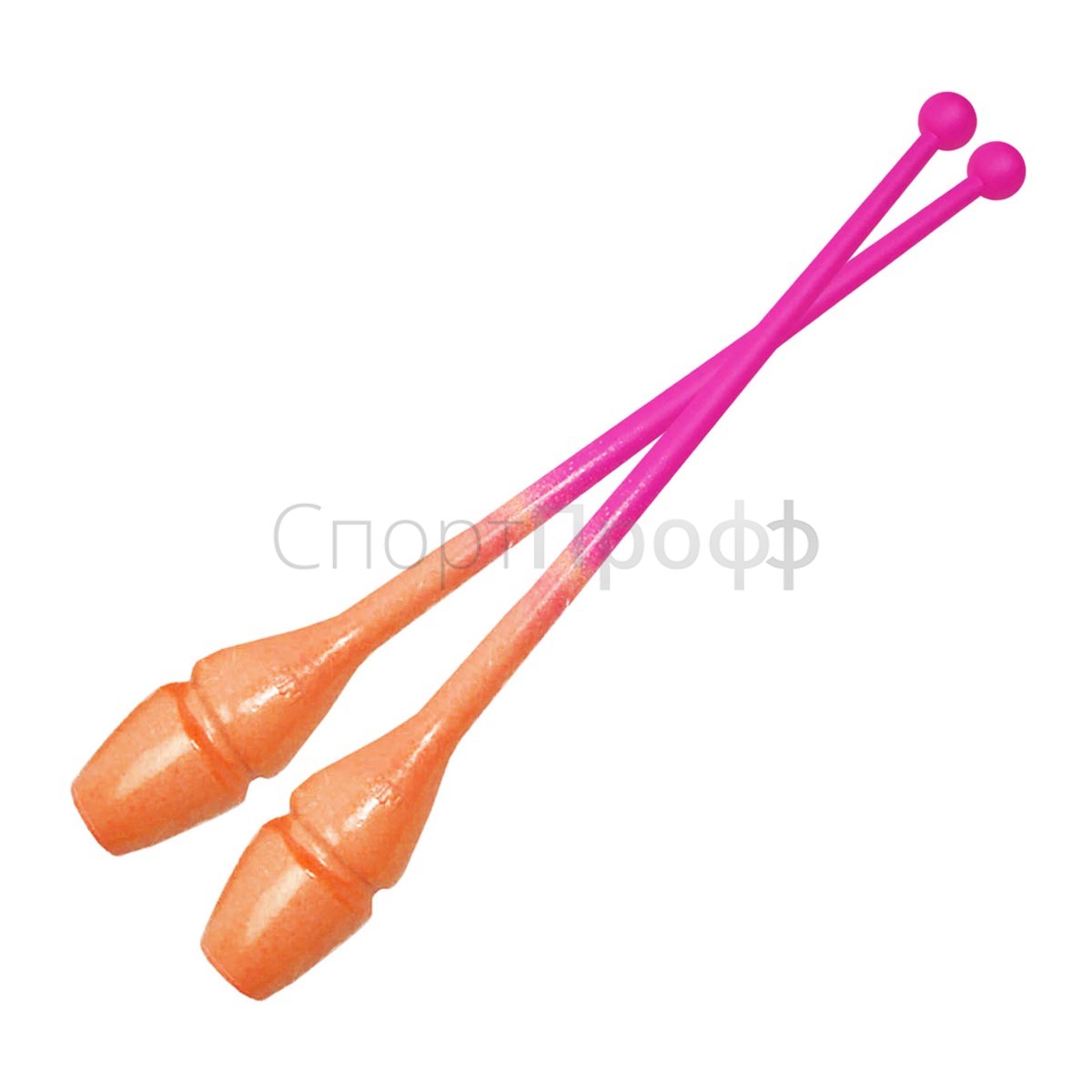 Булавы SASAKI M-34JKGH 40.5 см. оранжевый/розовый (FRPxO) для художественной гимнастики