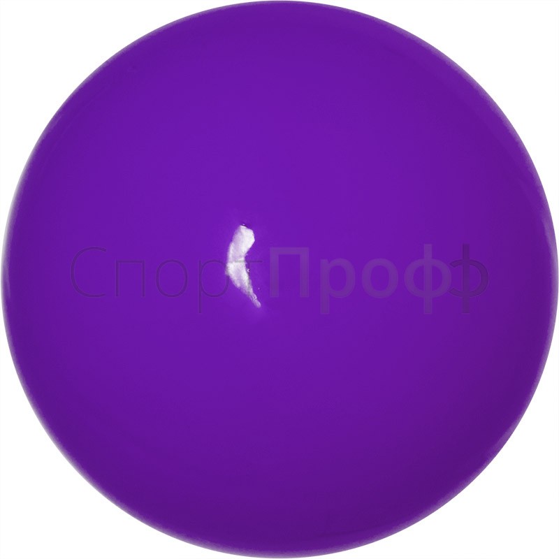 Мяч CHACOTT Однотонный 18.5 см. 074 (фиолетовый) для художественной гимнастики