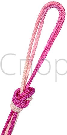 Скакалка PASTORELLI Patrasso Multicolore цикламен/светло розовый 3м. для художественной гимнастики