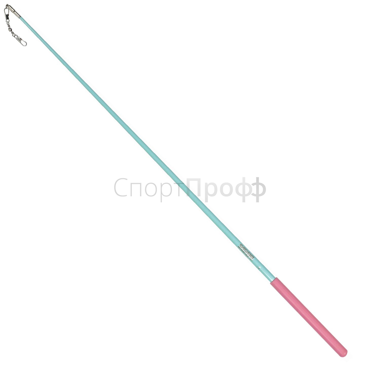 Палочка SASAKI MJ-82 50 см. AQBUxP (морская волна/розовая ручка) для художественной гимнастики