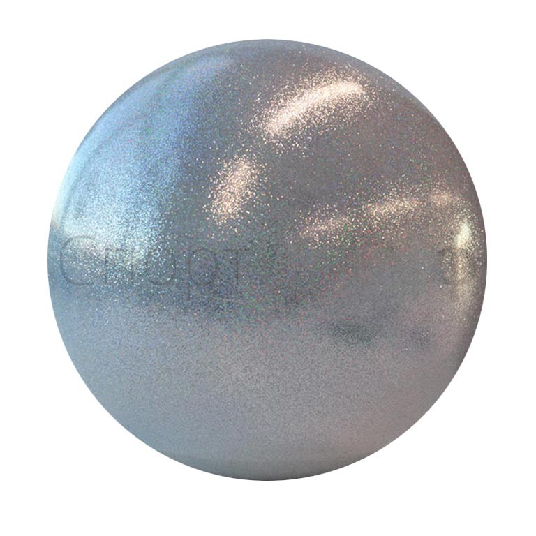 Мяч PASTORELLI Glitter 16 см. (серебряный) для художественной гимнастики
