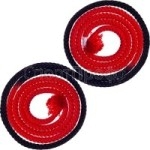 Скакалка SASAKI M-280TS 3м. RxB (красный/черный) для художественной гимнастики