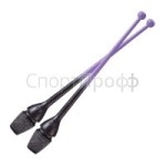 Булавы SASAKI M-34GH 44 см. фиолетовый/черный (PPxB) для художественной гимнастики