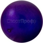 Мяч с блестками 15 см. фиолет