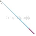 Палочка SASAKI M-700JK 57 см. LIBUxRRK (синий/сиреневая ручка) для художественной гимнастики