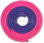 Скакалка двуцветная INDIGO 3м. фиолетово-розовый