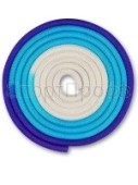 Скакалка трехцветная INDIGO 3м. белый-синий-фиолетовый