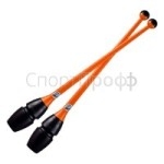 Булавы CHACOTT 41 см. 183 (чёрный/оранжевый) для художественной гимнастики