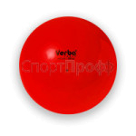 Мяч Verba Sport однотонный красный 15см.