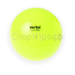 Мяч Verba Sport однотонный лимонный 15см.