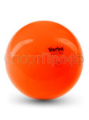 Мяч Verba Sport однотонный оранжевый 15см.