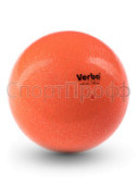 Мяч Verba Sport оранжевый с блестками 15см.