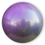 Мяч PASTORELLI GLITTER HIGH VISION 18 см. (серебро-лиловый)