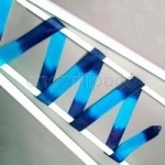 Лента SANDRA DOLINETTI 5 метров синий/голубой Nubium для художественной гимнастики